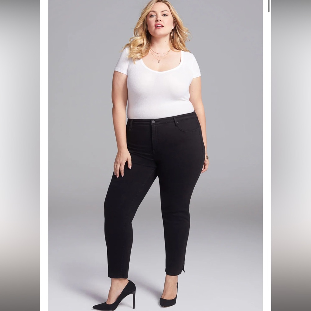 NYDJ Curve 360 Straight Ankle Jeans